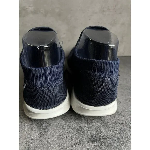 SKECHERS Women’s Dark Blue Goga Max Knit Slip On Shoe Sneaker Size 7 - Picture 5 of 16
